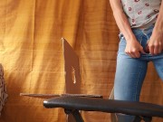 Gloryhole Standing Piss Practice 6/16