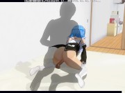 3D HENTAI Fucked in the bedroom Rem from anime RE: Zero 5/16