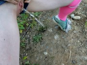 My Friend Filmed Me Pissing Out Of The Side Of My Shorts On Our Hike 10/16