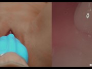 Hentaied - Talia Mint Inside pussy camera cumshot - cosplay hentai girl get full of cum - Creampie!
