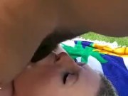 KittenJJ on Fansly!!! BBC Face Fucks KittenJJ in Friends Backyard