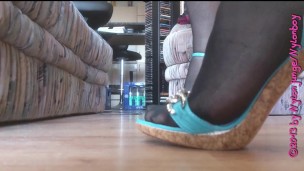 High Heels: Türkis