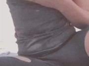playing with my tits