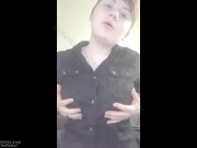 sensual striptease joi Goth tomboy fingering doggystyle orgasm coundown jerk off instruction 1/16