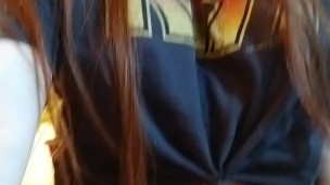 beautiful schoolgirl shows her tight pussy 2