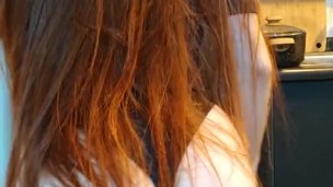 beautiful schoolgirl shows her tight pussy 5