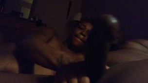 Sucking my man dick so good 