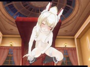 3D HENTAI Ayanami from Azur Lane masturbation and cum 14/16
