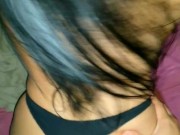 Latina Gostosa com Fio Dental Preto De Quatro Fudendo Gostoso, Big Ass - Mini Robin 1/16