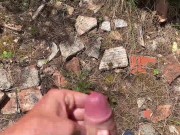 ЭКСГИБИЦИОНИСТ ПАРЕНЬ ДРОЧИТ В ОБЩЕСТВЕННОМ МЕСТЕ В ЗАБРОШЕННОМ ДОМЕ | PORNHUB - Screenshot 12 of 16 - Cum