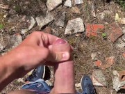 ЭКСГИБИЦИОНИСТ ПАРЕНЬ ДРОЧИТ В ОБЩЕСТВЕННОМ МЕСТЕ В ЗАБРОШЕННОМ ДОМЕ | PORNHUB - Screenshot 14 of 16 - Masturbate