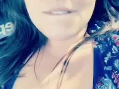 Boobs Falling Out. Hot MILF Caught Changing Bra in Public. 