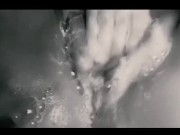 MILF Soaps Up Plump Pussy on the Shower Floor 9/16