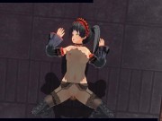 3D HENTAI Fucking in pussy and ass Kurumi Tokisaki from DATE A LIVE 14/16