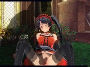3D HENTAI Fucking in pussy and ass Kurumi Tokisaki from DATE A LIVE 3/16
