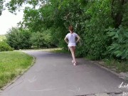 Walking in the city without a skirt 15/16