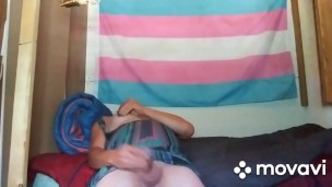 One transwoman and a cup