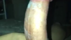 Stroking my cock
