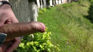 MASTURBATION & CUM WITH BEAUTYFUL VIEW