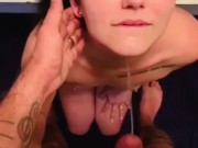 Naughty Girl Gets Peed On By Hard Cock in POV 6/16