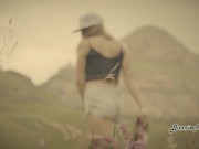 She Has An Amazing Orgasm While Riding A Cock - Outdoor Sex In The Mountains 1/16