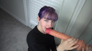 Arm Sized Dildo Hard Deepthroat Gagging Extreme Hardcore Spitty Mess