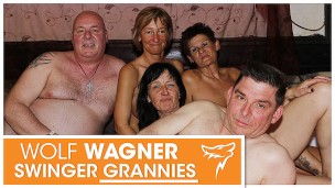 Old swingers! Ugly grannies and grandpas pleasure each other! WOLF WAGNER