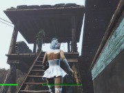 Threesome sex with the bride. The Bride Cheats in the Fallout Game | Porno Game, ADULT mods 13/16