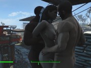Threesome sex with the bride. The Bride Cheats in the Fallout Game | Porno Game, ADULT mods 16/16