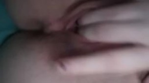 Little rub while boyfriend watches porn