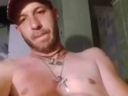 Monster cock show off to chick
