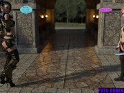 [3D Comiс] Futa Fight Champions Bailey Vs Delia 2/16