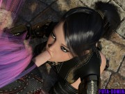 [3D Comiс] Futa Fight Champions Bailey Vs Delia 7/16