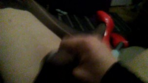 Cumming through nylon