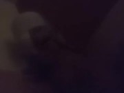 Stroking my meat