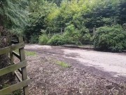 Public Path Interrupted Risky Sex & Swallow