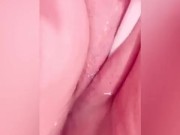 Using my sonic toothbrush to vibrate my pretty pussy to multiple orgasms 13/16