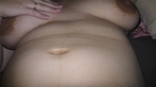 Two used condoms filled with cum inside my wife`s pussy!+Cumming huge load right in her fertile womb