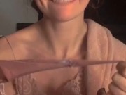 POV sexy submissive babe touches herself for you! 12/16