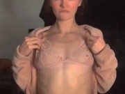 POV sexy submissive babe touches herself for you! 4/16