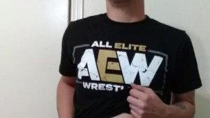 Young guy big dick on soft