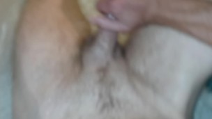 Cum in bathtub