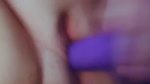 fucking myself with a dildo