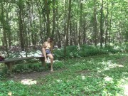 Hoosier Teen Slut Fucks Her Hairy Pussy In Public 9/16