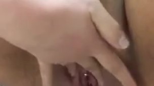 Too horny to wait so I squirt in the public bathroom 