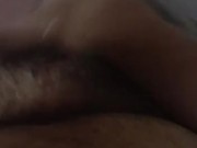 Blowing a huge load 