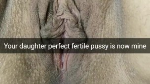 I got this video from my daughter's old boyfriend while I'm on a business trip.