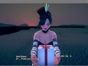 AI SYOUJYO [3D HENTAI GAME] EP.15 Doing a breast massage to the petite trader girl 16/16