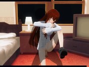 3D HENTAI Kurisu Makise gets fucked in the room (Steins Gate) 10/16