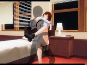 3D HENTAI Kurisu Makise gets fucked in the room (Steins Gate) 3/16